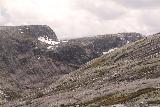 Kjerag_432_06222019 - Looking towards the bare mountains of the tundra terrain along the Kjerag return hike