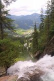 Krimml_Waterfall_225_07142018 - Looking over the brink of the Krimmler Waterfalls