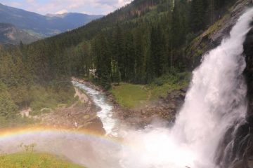 The Krimml Waterfalls were probably Austria's most impressive waterfalls.  Thundering forcefully over four major drops on the Krimmler Ache for a grand total of 381m in cumulative height, it also...