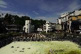 Kusatsu_072_07062023 - Darker look at the hot springs in the town center of Kusatsu Onsen