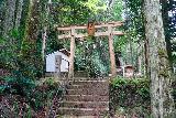 Kuwanoki_Falls_028_04102023 - The entrance to the worshipping grounds of the Oga Hachiman Jinja Shrine at the mouth of the Kuwanoki Gorge