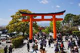 Kyoto_179_04082023 - Looking back towards the entrance torii gates while just starting our experience at the Fushimi Inari Taisha Shrine