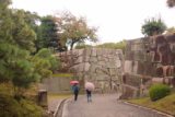 Kyoto_237_10242016 - Passing between the garden walls as we continued our garden part of the visit to the Nijojo