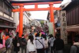 Kyoto_289_10242016 - It was very busy as we were approaching the Fushimi Inari Shrine in Kyoto