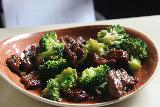 LAX_PF_Changs_002_06122019 - Beef broccoli served up at PF Changs at LAX
