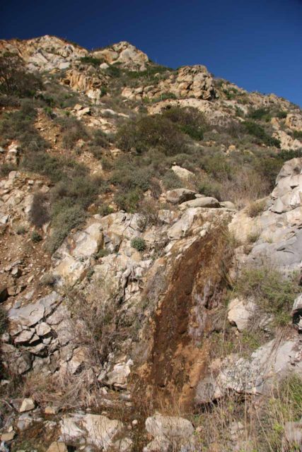 La_Jolla_Canyon_Falls_009_01242010 - La Jolla Canyon Falls in its typical dry or trickling state in January 2010