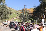 Lake_Elsinore_018_03172019 - Approaching the 4wd road leading along Walker Canyon among a sea of people heading there