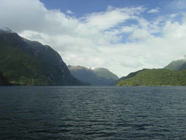 Lake_Manapouri_061_11252004 - Cruising back across Lake Manapouri as the weather had significantly improved by the end of the day of our Doubtful Sound Cruise in late November 2004