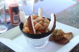 Lalomanu_Beach_045_11112019 - The Samoan version of poke served up at Litia's at Lalomanu Beach