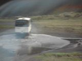 Landmannalaugur_004_jx_07042007 - Looking ahead at a bus crossing a river