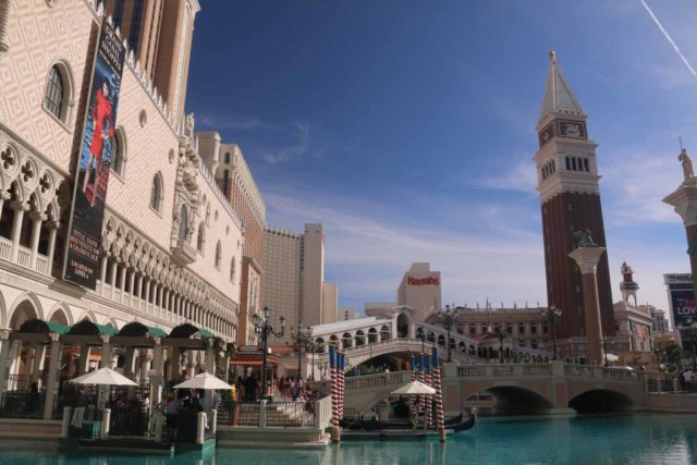 Las_Vegas_17_220_04222017 - Of the casinos on the Las Vegas Strip, perhaps Julie and I were most nostalgic when it came to the Venetian because its re-creation of the Rialto Bridge and Piazza San Marco reminded us of Venice