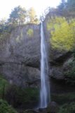 Latourell_Falls_17_018_08162017 - More focused and angled look at the freefall of Latourell Falls in late Summer flow on August 2017