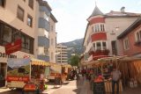 Lienz_043_07132018 - Walking by some of the food stalls as we walked through the main drag in Lienz