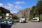 Lofoten_547_07032019 - The busy car park at Nusfjord on the Lofoten Islands