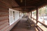 Lost_Creek_Falls_048_08102017 - The rustic front porch of the Roosevelt Lodge as seen during our August 2017 visit after having finished the hike to Lost Creek Falls