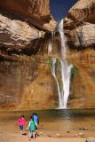 Lower_Calf_Creek_Falls_18_156_04022018 - The kids really enjoyed the plunge pool at Lower Calf Creek Falls on our April 2018 visit.  It definitely made them momentarily forget all the hiking they did to get here