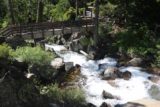 Lower_Eagle_Falls_097_06232016 - Rückblick flussabwärts auf die Fußgängerbrücke über Eagle Creek, die als Rubicon Trail fortgesetzt wurde (was wir nicht getan haben)'t do)