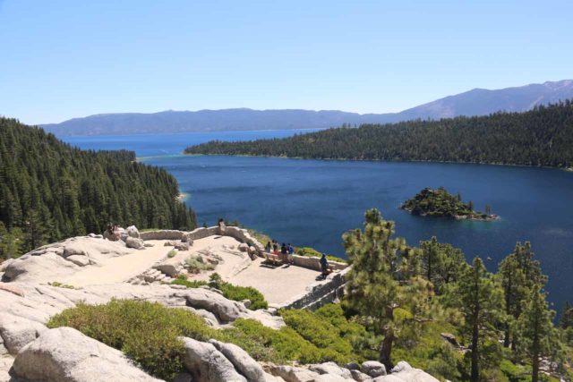 Lower_Eagle_Falls_179_06232016 - De Emerald Bay Kijken, die ook verdubbeld als het begin van de wandeling naar Vikingsholm evenals de onderkant van de Onderste Eagle Falls