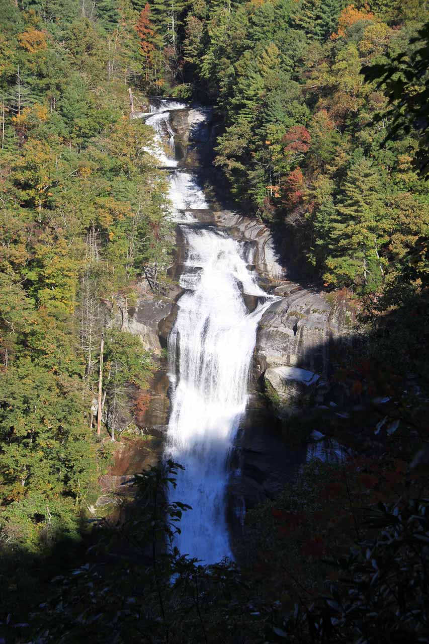 Lower Whitewater Falls - A Waterfall Across the Border in SC