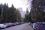 Lower_Yosemite_Falls_Loop_001_02252022 - Looking towards Sentinel Rock from the Yosemite Lodge Parking area