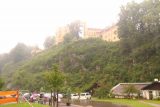 Ludwigs_Castles_005_06242018 - Context of the Hohenschwangau Castle perched above another one of the car parks and shuttle bus stops