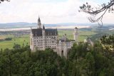Ludwigs_Castles_416_06252018 - Looking towards a broader view of Neuschwanstein Castle from the lookout beyond the Marienbrucke