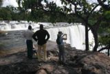 Lumangwe_Falls_009_05302008 - Joseph, Chanda, and Julie at the top of the Lumangwe Falls