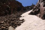 Lundy_Canyon_346_07112016 - Upon making a very steep scramble in search of the trail leading up to the 20 Lakes Basin, I encountered some snow