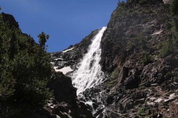 The Lundy Canyon Waterfalls page was my homage to the myriad of waterfalls that we've seen in the scenic Lundy Canyon.  There wasn't a specific signature waterfall that we targeted on the times...