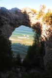 Mackinac_Island_170_10012015 - Another look at the impressive Arch Rock on Mackinac Island