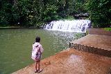 Malanda_041_06282022 - Tahia checking out Malanda Falls in late June 2022