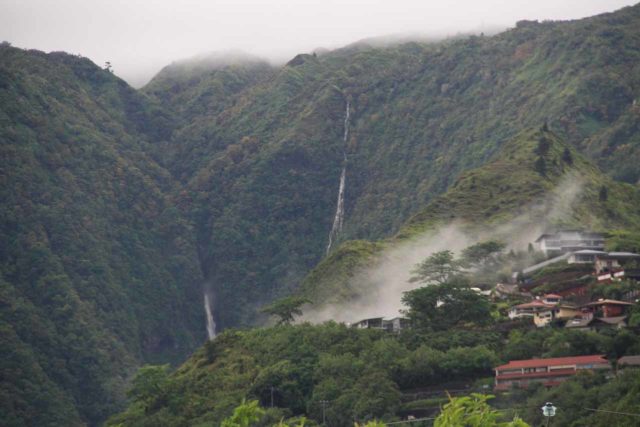 Manava_Suite_051_20121217 - A pair of waterfalls tumbling in a valley near Punaauia, which was a town just south of Papeete