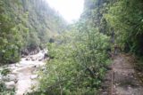 Mangatini_Falls_057_12292009 - Context of the Ngakawau River and Julie hiking on the Charming Creek Walkway