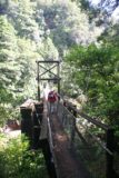 Mangatini_Falls_089_12292009 - Julie about to traverse a long swinging bridge