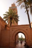 Marrakech_101_05152015 - Archway and minaret at the Koutoubia Mosque