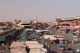 Marrakech_112_05152015 - Looking down at the Djemaa el-Fna from the Glacier Cafe