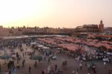 Marrakech_165_05152015 - The Djemaa el-Fna as it was getting busier the lower the sun was on the horizon