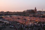 Marrakech_206_05152015 - Now that the sun had set, the lights started coming on and the square got even busier