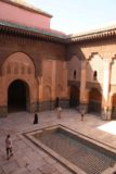Marrakech_303_05162015 - Looking down at the courtyard of Ben Youssef