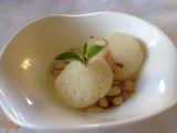 Maruti_005_iphone_06202016 - This dessert was called Rasmalai, and it was a fitting end to our meal at the Maruti Restaurant in Mt Shasta
