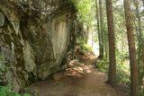McCloud_Falls_154_06192016 - Walking alongside rock walls on our way to the Upper McCloud Falls