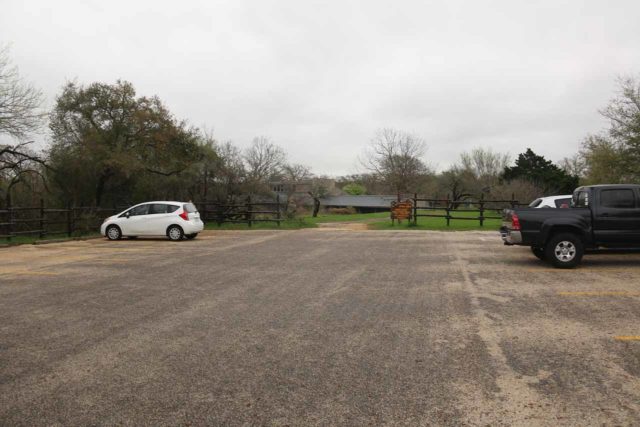 McKinney_Falls_067_03102016 - The parking lot for the Smith Visitor Center and the Upper McKinney Falls