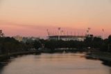 Melbourne_17_464_11222017 - Looking east from the Princes Bridge towards the famous Melbourne Cricket Ground (MCG)