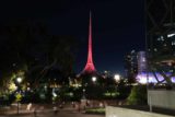 Melbourne_17_556_11222017 - Looking towards some kind of Eiffel-Tower-looking thing across the Yarra as we were leaving the Noodle Night Market