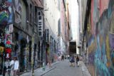Melbourne_17_576_11222017 - Back down within the Hosier Lane surrounded by graffiti whilst waiting to be seated at Movida Spanish Tapas Bar