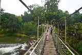 Mena_Creek_Falls_030_06292022 - Going across the suspension bridge from the public area to Paronella Park