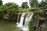 Mena_Creek_Falls_059_06292022 - Looking across Mena Creek Falls from near its brink within Paronella Park