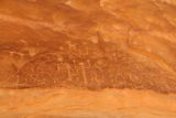 Mesa_Verde_215_04162017 - Closer shadier look at the petroglyph panel on the Petroglyphs Trail in Mesa Verde National Park