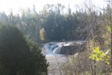Middle_Falls_Pigeon_River_002_09272015 - This partial view of the Middle Falls of the Pigeon River was seen as I was approaching the final short descent to the banks of the river on the Canadian side