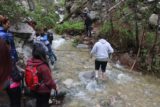Millard_Falls_17_030_02192017 - Under unusually wet conditions, Millard Creek can swell up making previously easy creek crossings into wet adventures like what's shown here
